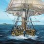 HMS Pandora 1779 50x70cm